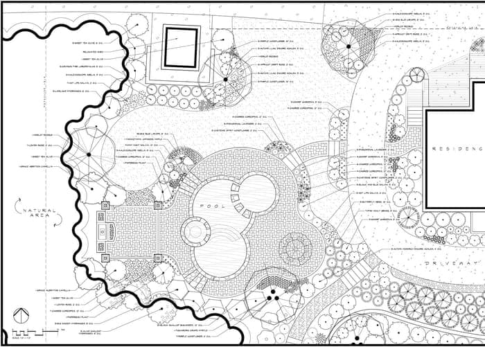 Pool plan — drawing