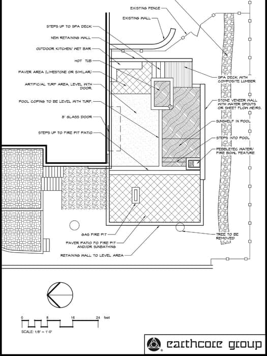 Layout plan — drawing