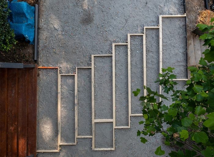 Formwork from above