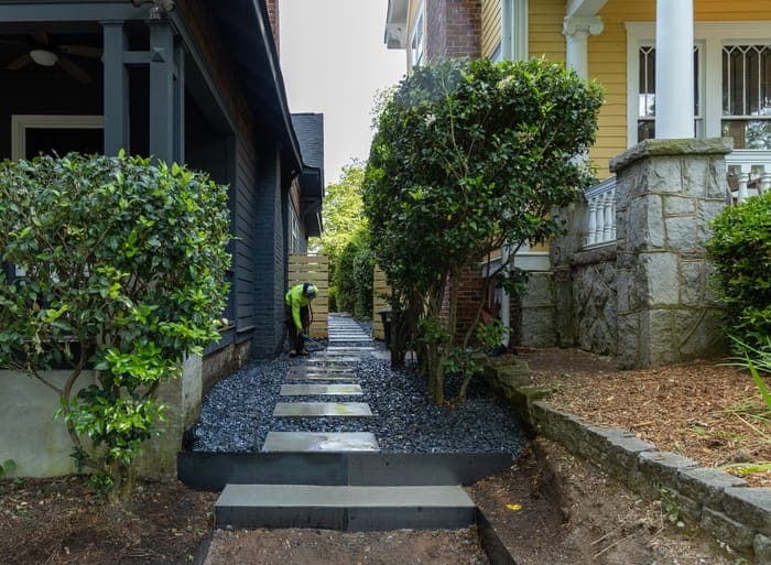The stone path